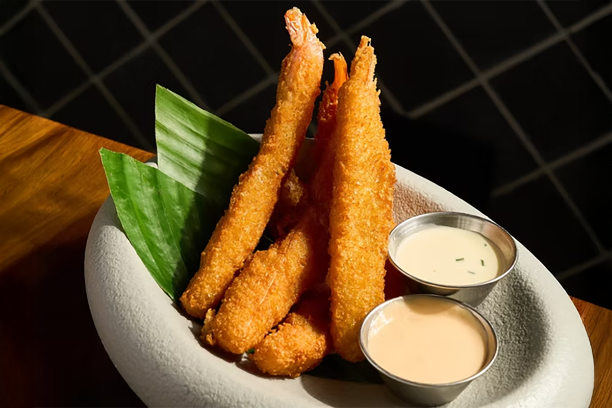 Langostinos crocantes